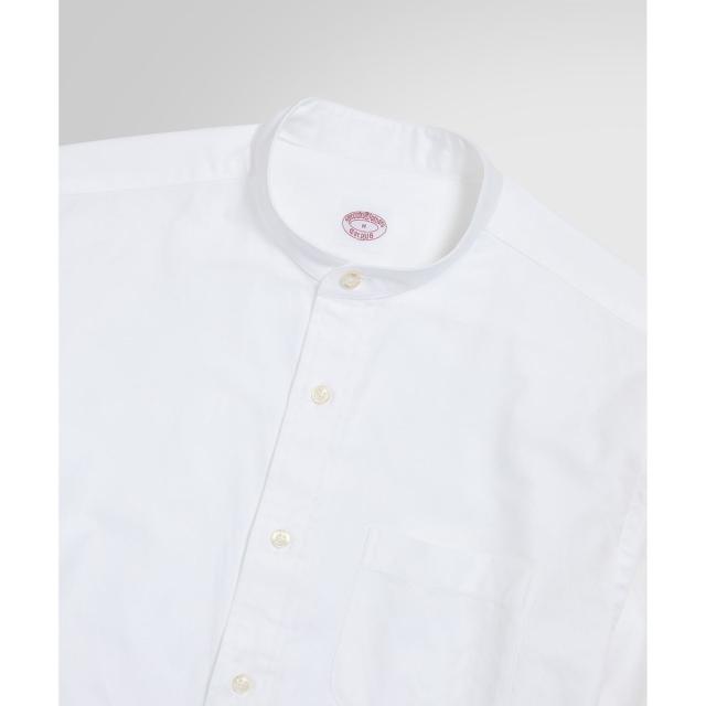 ブルックスブラザーズ（Brooks Brothers）/スーピマコットン オックスフォード ソリッド バンドカラーシャツ_1