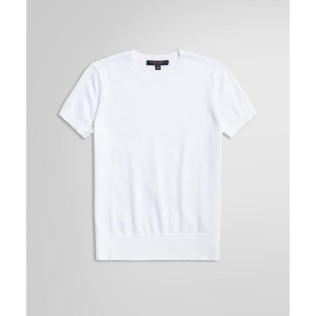 ブルックスブラザーズ（Brooks Brothers）/スーピマコットン クルーネック ショートスリーブセーター