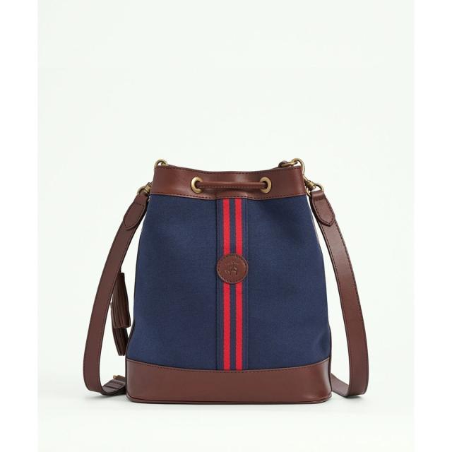 ブルックスブラザーズ（Brooks Brothers）/コットンキャンバス バケットバッグ