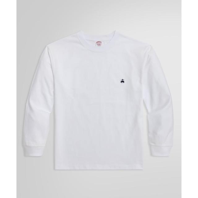 ブルックスブラザーズ（Brooks Brothers）/USAコットンジャージー ヘビーウェイト GFロゴ ロングスリーブ Tシャツ