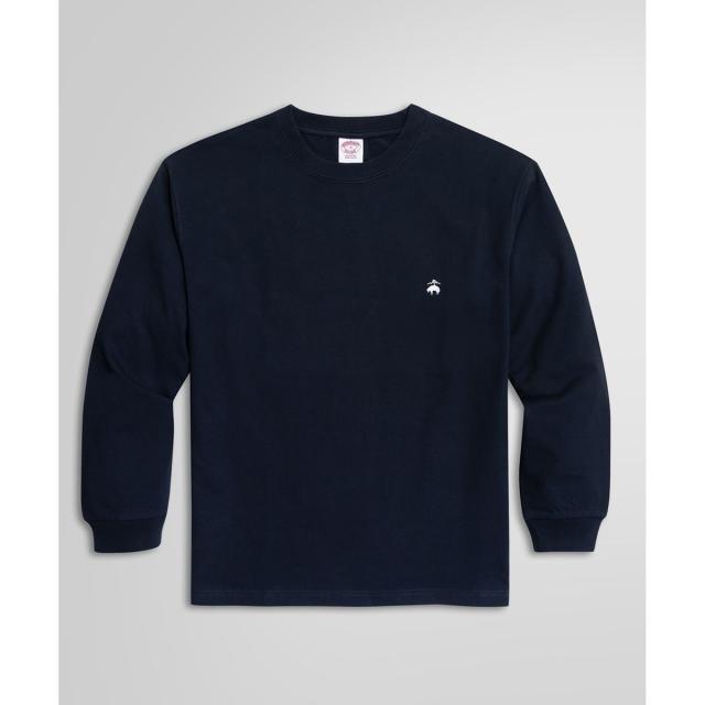 ブルックスブラザーズ（Brooks Brothers）/USAコットンジャージー ヘビーウェイト GFロゴ ロングスリーブ Tシャツ_1