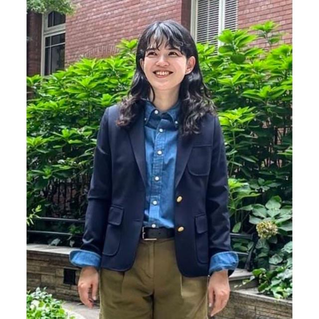 ブルックスブラザーズ（Brooks Brothers）/ウール/ポリエステル ストレッチツイル シングル2ボタン ブレザー