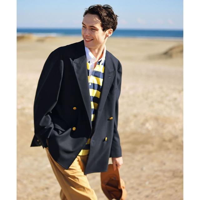 BrooksBrothersツイード ダブルブレスト チェスターコート BrooksBrothersツイード ダブルブレスト チェスターコート