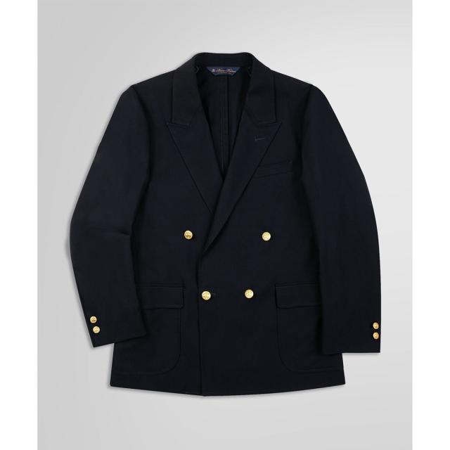 90s イングランド製 ブルックスブラザーズ コート ウール ダブルブレスト Brooks Brothers - ブルックスブラザーズ テトロン ウール