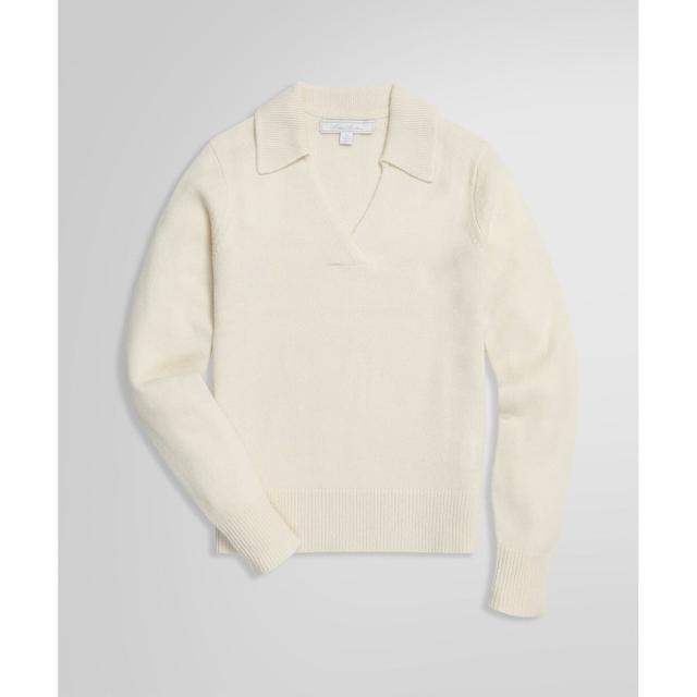 ブルックスブラザーズ（Brooks Brothers）/ウール/カシミヤ ロングスリーブ ポロセーター
