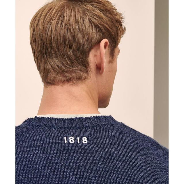 ブルックスブラザーズ（Brooks Brothers）/コットン/リネン マリナーストライプ クルーネックセーター_2