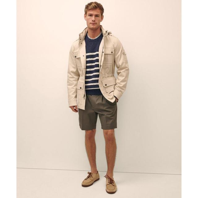 ブルックスブラザーズ（Brooks Brothers）/コットン/リネン マリナーストライプ クルーネックセーター_3