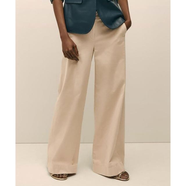 ブルックスブラザーズ（Brooks Brothers）/ストレッチコットン ワイドレッグパンツ