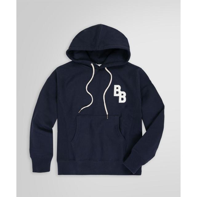 ブルックスブラザーズ（Brooks Brothers）/コットンフレンチテリー BBロゴ プルオーバー フーディー
