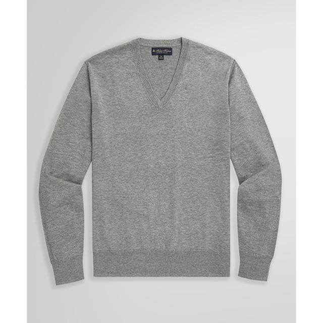 ブルックスブラザーズ（Brooks Brothers）/スーピマコットン Vネックセーター