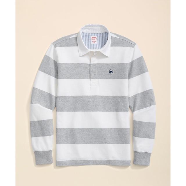 ブルックスブラザーズ（Brooks Brothers）/コットンジャージー GFロゴ ラグビーシャツ