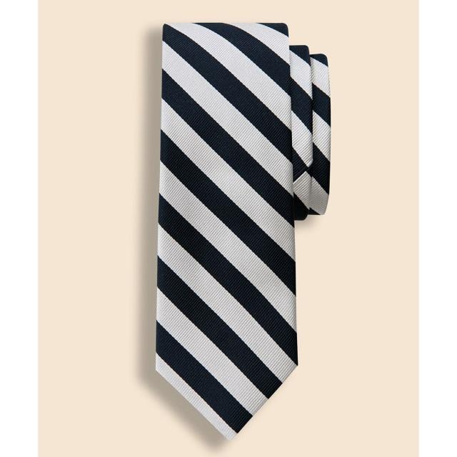 ブルックスブラザーズ（Brooks Brothers）/シルク　ガードストライプ　レップタイ　Made in USA