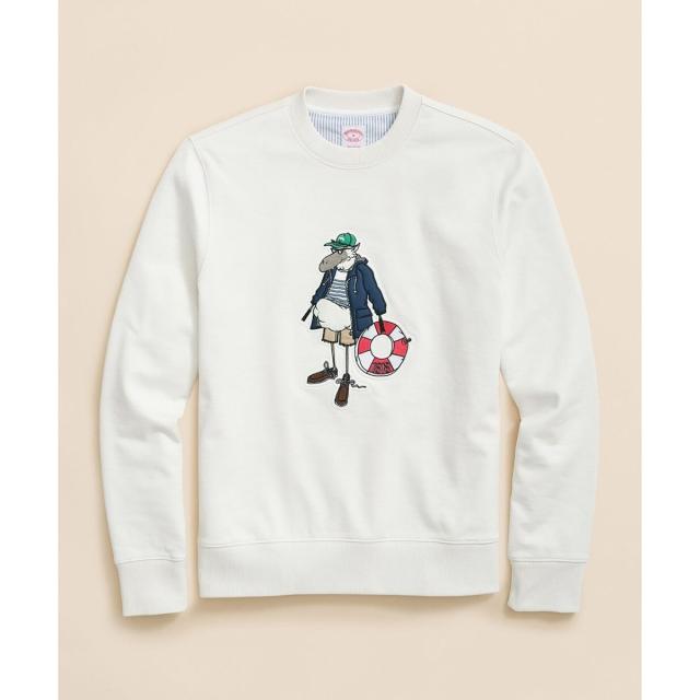 ブルックスブラザーズ（Brooks Brothers）/コットン マスコットヘンリー/スイム スウェットシャツ