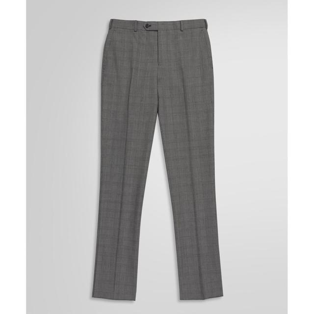 ブルックスブラザーズ（Brooks Brothers）/ウール グレンチェック プレーンフロント トラウザーズ Classic