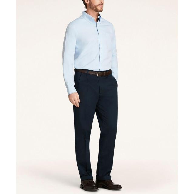 ブルックスブラザーズ（Brooks Brothers）/ライトウエイト アドバンテージチノ プリーテッドパンツ PLT_1