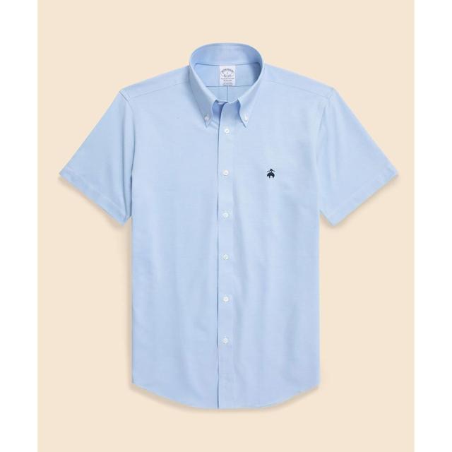 ブルックスブラザーズ（Brooks Brothers）/スーピマコットン/ポリエステル　46ゲージニット　ショートスリーブ　カジュアルシャツ　Reg…