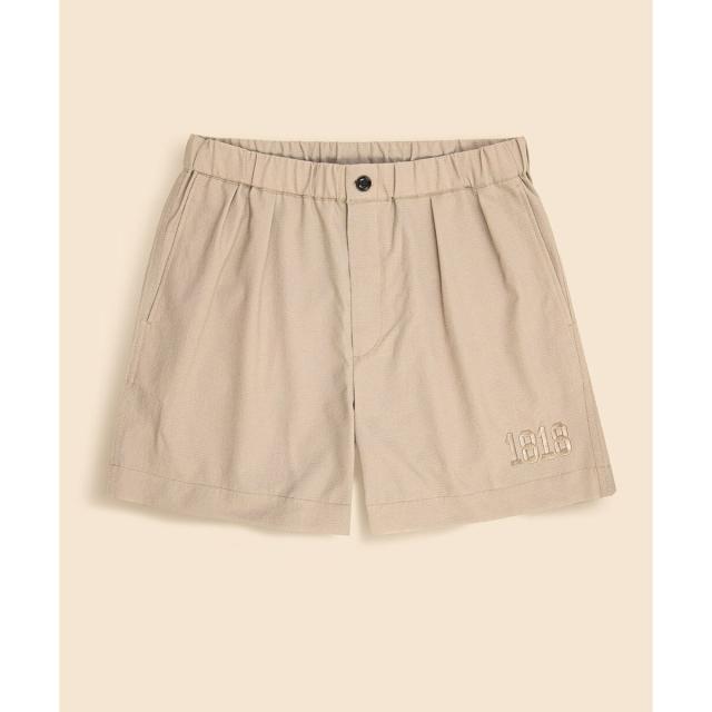 ブルックスブラザーズ（Brooks Brothers）/◆オンラインストア限定◆ポリエステル　1818ロゴ　プリーテッドショーツ
