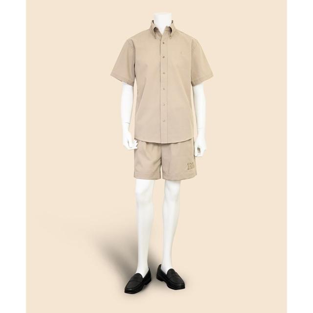 ブルックスブラザーズ（Brooks Brothers）/◆オンラインストア限定◆ポリエステル　1818ロゴ　プリーテッドショーツ