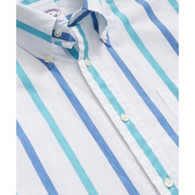 ブルックスブラザーズ（Brooks Brothers）/コットンポプリン　ショートスリーブ　フライデーシャツ_4