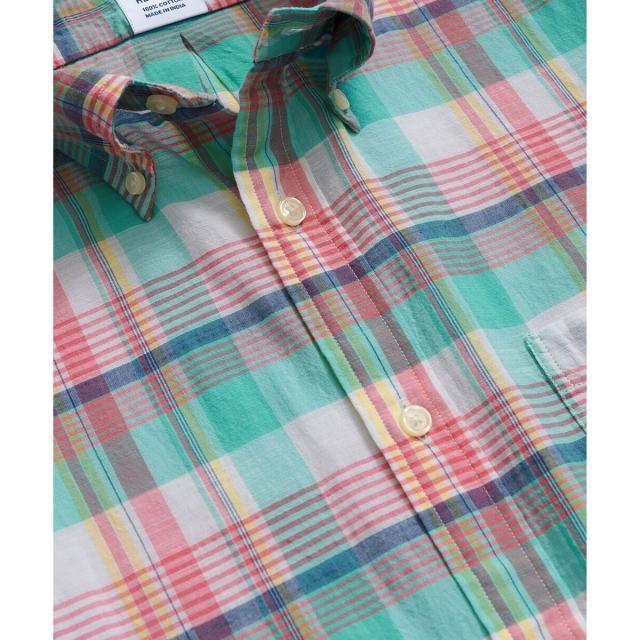 ブルックスブラザーズ（Brooks Brothers）/コットン　マドラスチェック　ショートスリーブ　カジュアルシャツ　Regular Fit_3