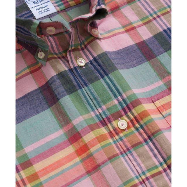 ブルックスブラザーズ（Brooks Brothers）/コットン　マドラスチェック　ショートスリーブ　カジュアルシャツ　Regular Fit_7