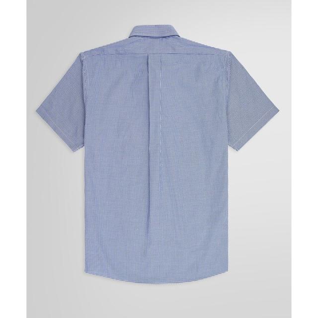 ブルックスブラザーズ（Brooks Brothers）/コットンストレッチ　ギンガム　ショートスリーブ　ドレスシャツ　Regular Fit セレモニー_3
