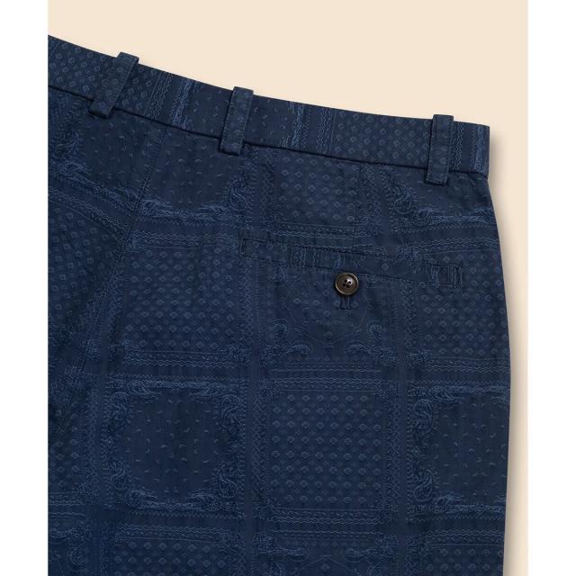ブルックスブラザーズ（Brooks Brothers）/コットン　ペイズリー　プレーンフロント　7inショーツ_5