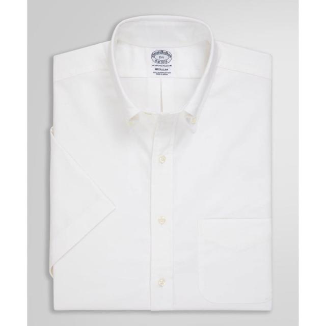 ブルックスブラザーズ（Brooks Brothers）/スーピマコットン　オックスフォード　ショートスリーブ　ドレスシャツ　Regular Fit_1