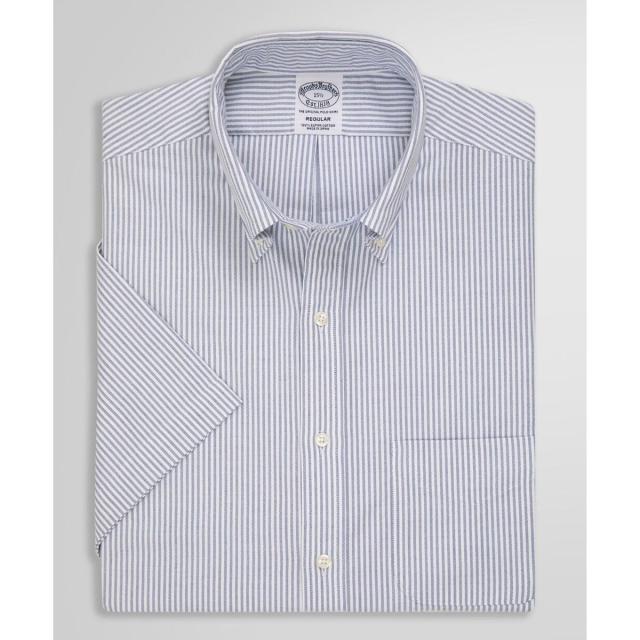 ブルックスブラザーズ（Brooks Brothers）/スーピマコットン　オックスフォード　ショートスリーブ　ドレスシャツ　Regular Fit_2