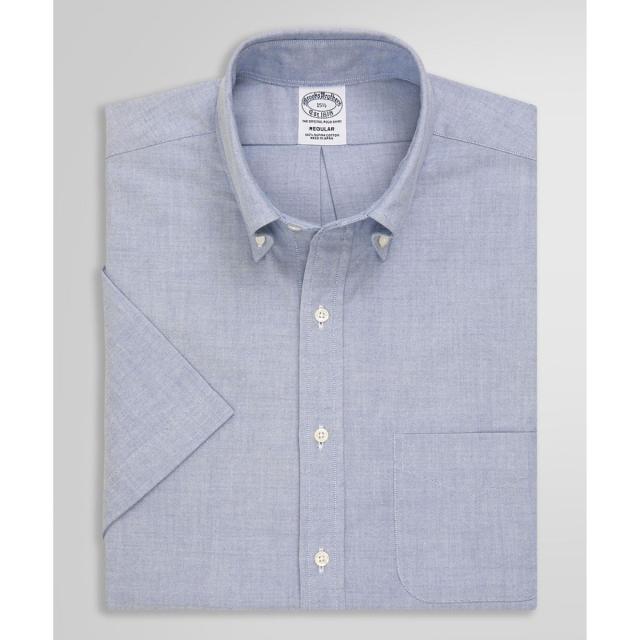 ブルックスブラザーズ（Brooks Brothers）/スーピマコットン　オックスフォード　ショートスリーブ　ドレスシャツ　Regular Fit