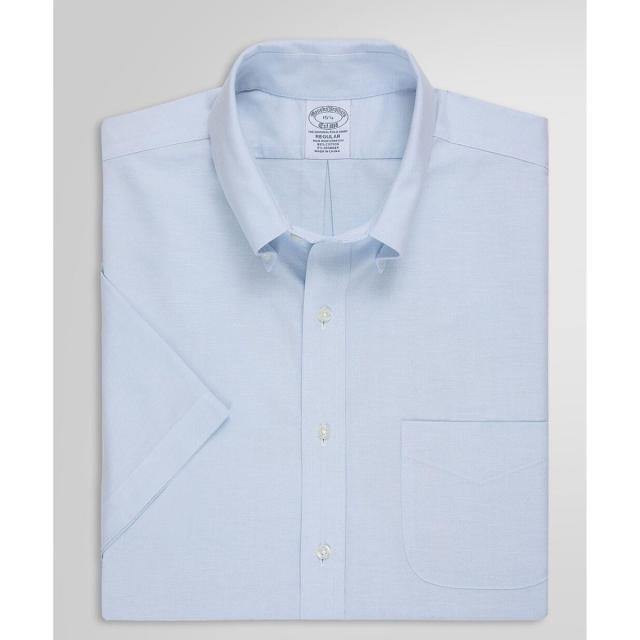 ブルックスブラザーズ（Brooks Brothers）/ストレッチオックスフォード　ショートスリーブドレスシャツ　Regular Fit