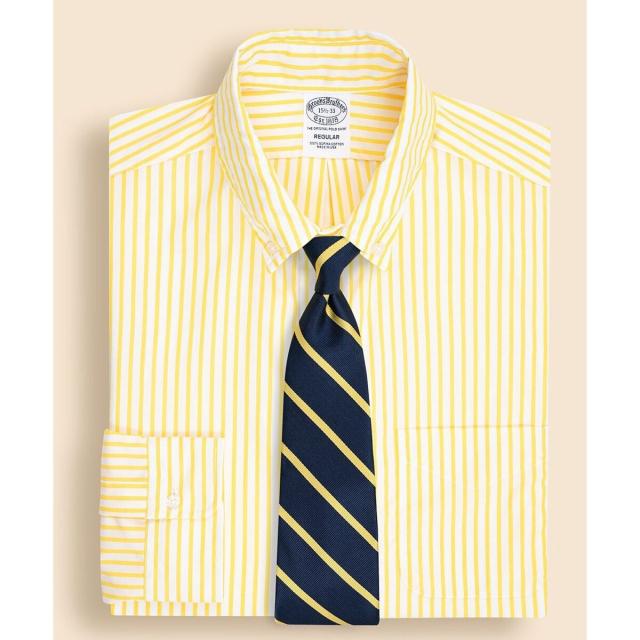 ブルックスブラザーズ（Brooks Brothers）/スーピマコットン　ボールドストライプ　ドレスシャツ　Regular Fit　Made in USA_2