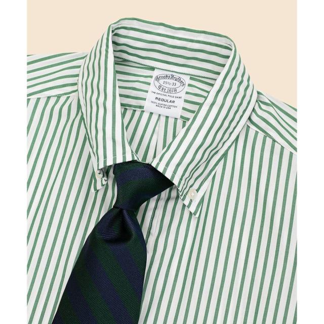 ブルックスブラザーズ（Brooks Brothers）/スーピマコットン　ボールドストライプ　ドレスシャツ　Regular Fit　Made in USA_5