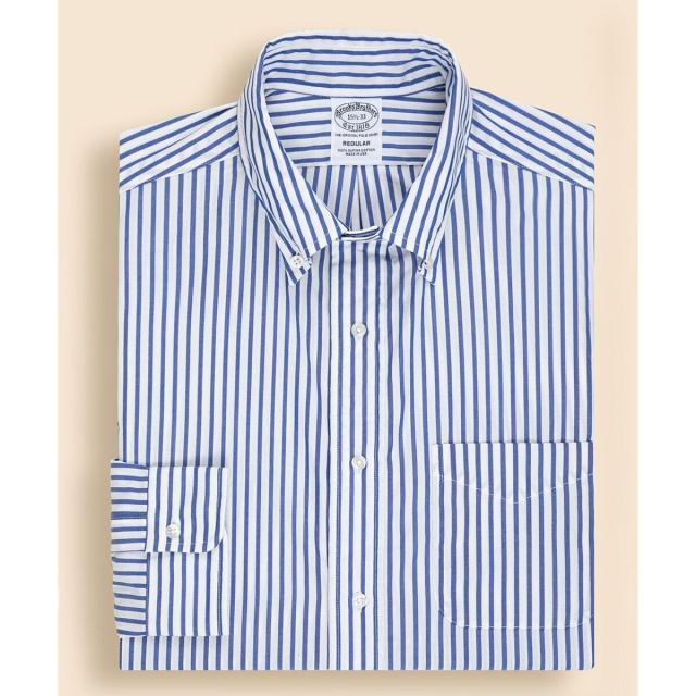 ブルックスブラザーズ（Brooks Brothers）/スーピマコットン　ボールドストライプ　ドレスシャツ　Regular Fit　Made in USA_12