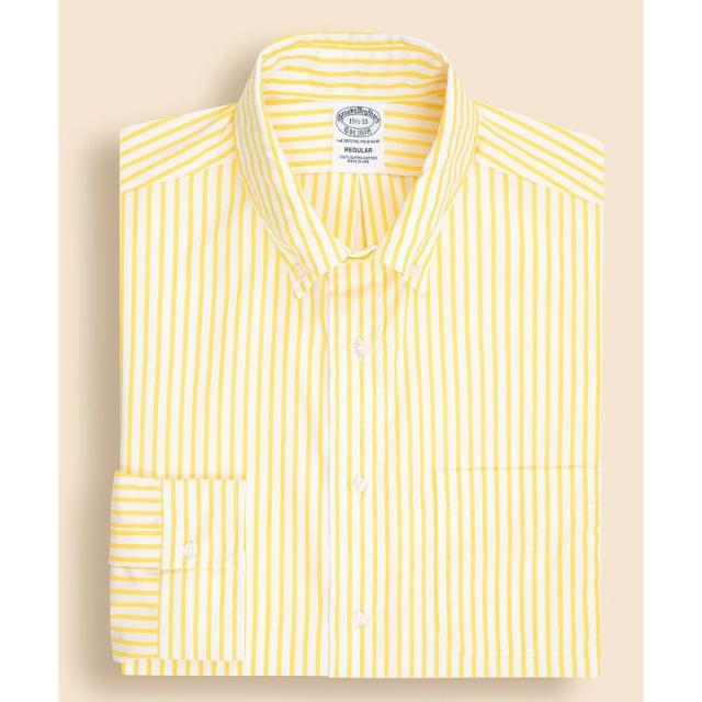 ブルックスブラザーズ（Brooks Brothers）/スーピマコットン　ボールドストライプ　ドレスシャツ　Regular Fit　Made in USA_19