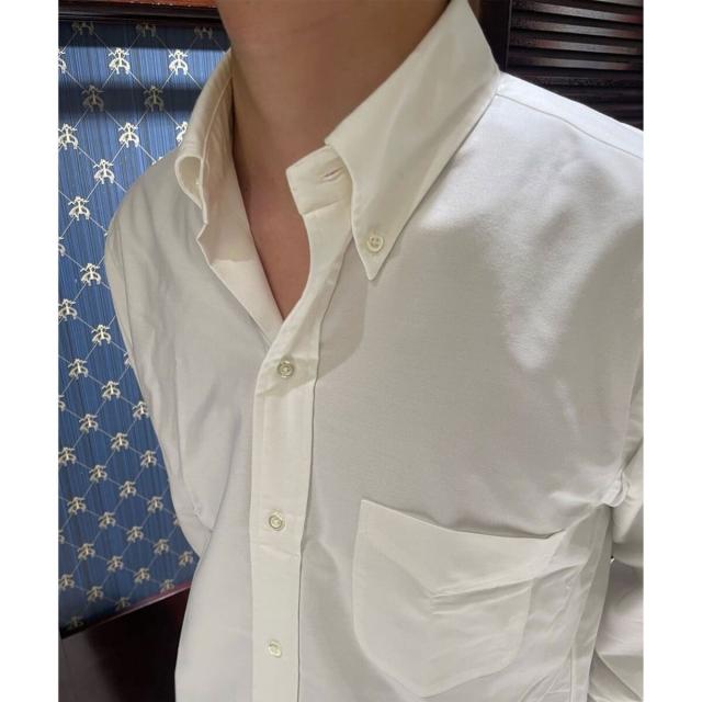 ブルックスブラザーズ（Brooks Brothers）/スーピマコットン オックスフォード 6つ釦 ポロカラーシャツ セレモニー_5