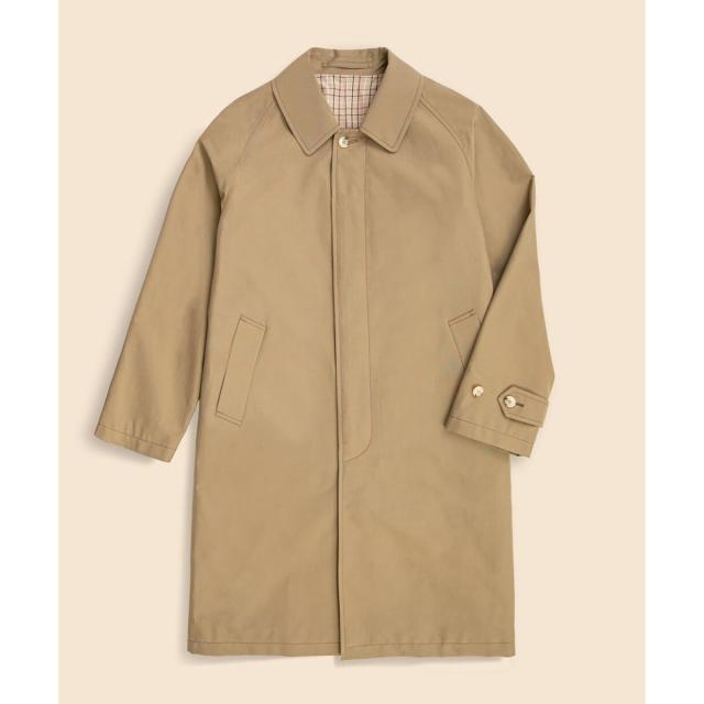 ブルックスブラザーズ（Brooks Brothers）/コットン／ウール　ポプリン　バルカラーコート