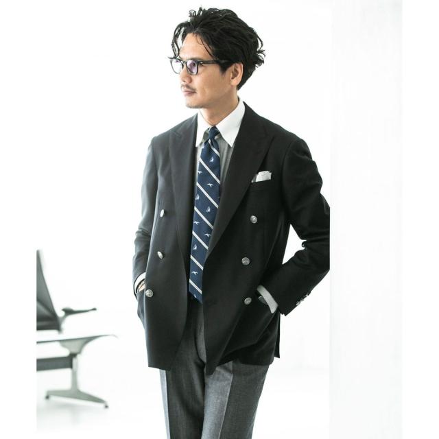 ブルックスブラザーズ（Brooks Brothers）/◆JAPAN TRAD．◆ ウール　ダブル６釦ブレザー　Classic　Made by RING J