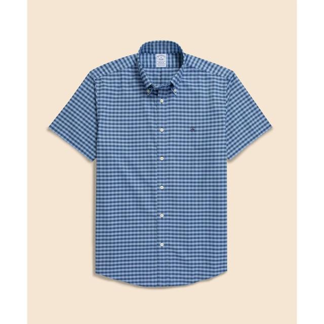 ブルックスブラザーズ（Brooks Brothers）/ストレッチオックスフォード　GFロゴ　ショートスリーブ　カジュアルシャツ　Regular Fit_1