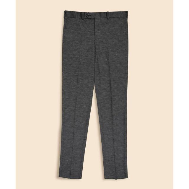 ブルックスブラザーズ（Brooks Brothers）/ウール　ニット　ハウンドトゥース　プレーンフロント　トラウザーズ　Slim