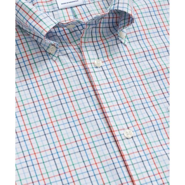 ブルックスブラザーズ（Brooks Brothers）/コットンポプリン　シーズナルパターン　ショートスリーブ　フライデーシャツ_4