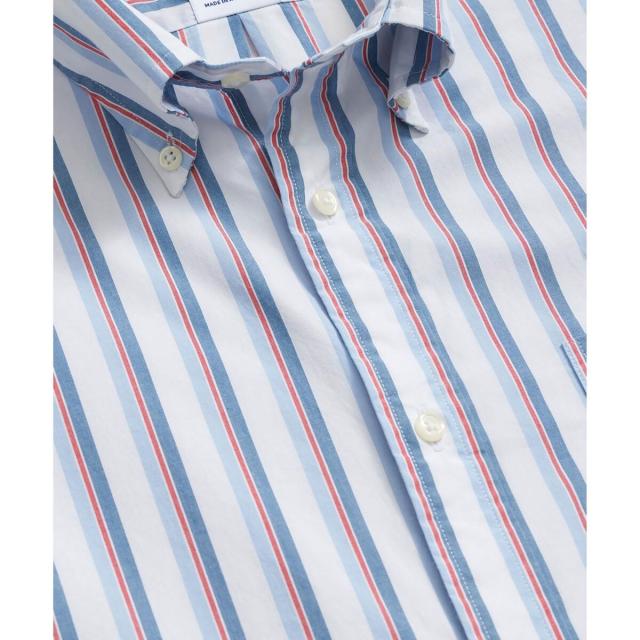 ブルックスブラザーズ（Brooks Brothers）/コットンポプリン　シーズナルパターン　ショートスリーブ　フライデーシャツ_10