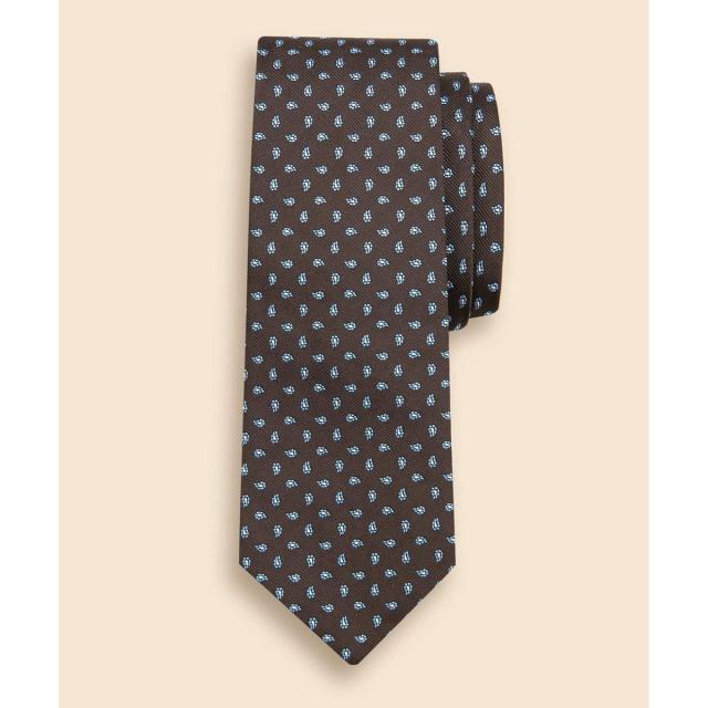 ブルックスブラザーズ（Brooks Brothers）/シルク　スモールペイズリー　ジャカードタイ