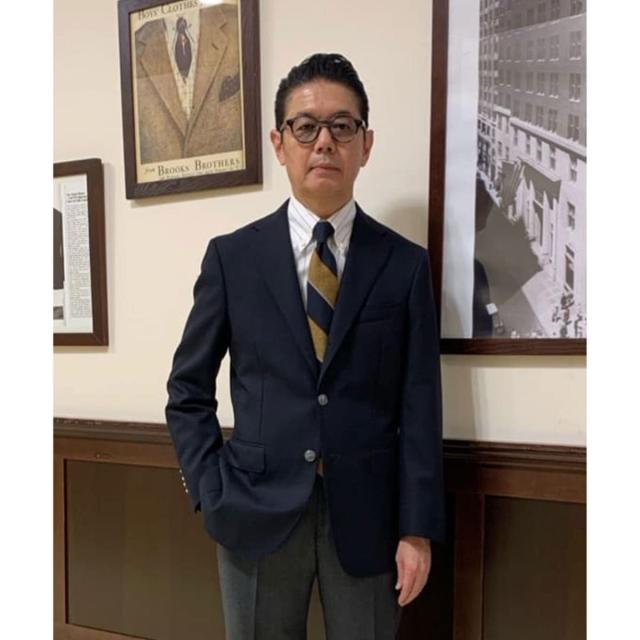 ブルックスブラザーズ（Brooks Brothers）/ウール　ロイヤルオックスフォード　段返り３釦ブレザー　TOKYO model セレモニー
