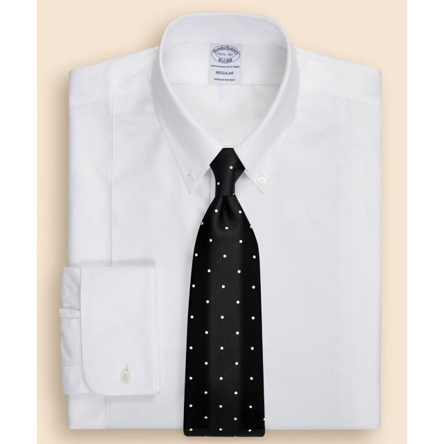 【NEW】ブルックスブラザーズ（Brooks Brothers）/コットン オックスフォード フレンチカフス　フォーマルボタンダウンシャツ　Regu セ…