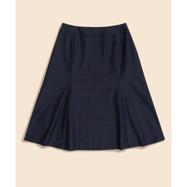ブルックスブラザーズ（Brooks Brothers）/ウール　グレンチェック　フレアスカート セレモニー_1