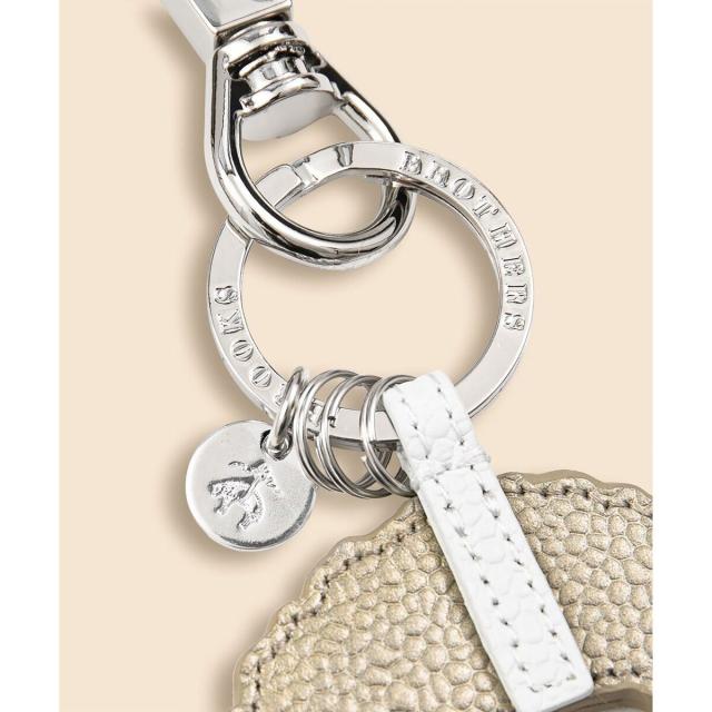 ブルックスブラザーズ（Brooks Brothers）/カウレザー　GFロゴ　キーホルダー_10