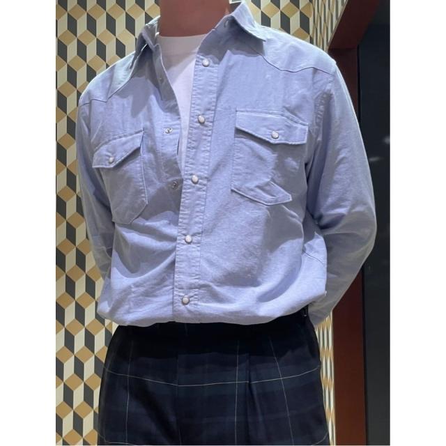 ブルックスブラザーズ（Brooks Brothers）/コットンオックスフォード　ウエスタン　フライデーシャツ