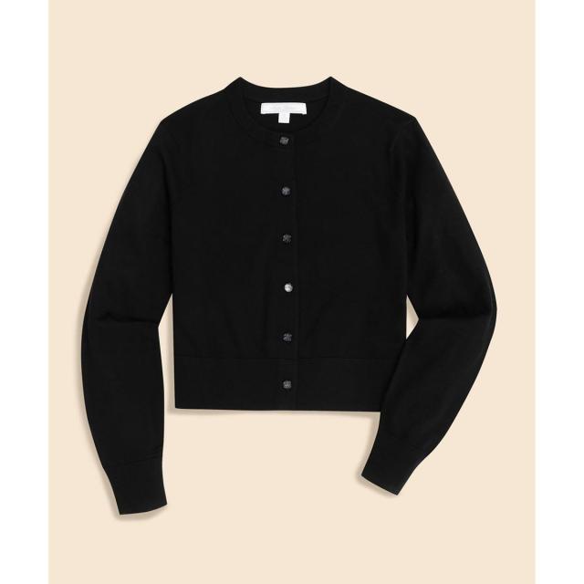 ブルックスブラザーズ（Brooks Brothers）/メリノウール　クロップド　クルーネックカーディガン