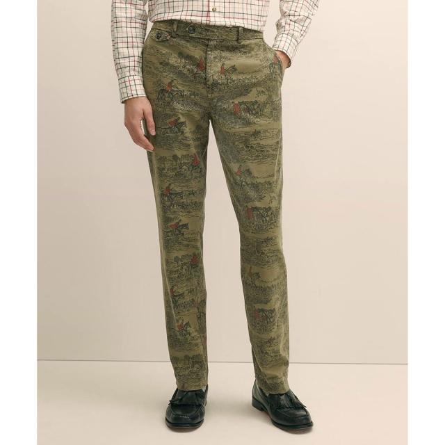 ブルックスブラザーズ（Brooks Brothers）/ストレッチコットンツイル　ポールブラウン　オーバーダイ　チノパンツ　Slim
